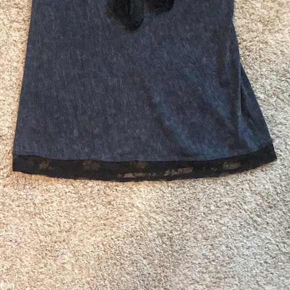 Navy Lace Tank - Picture 2 of 5